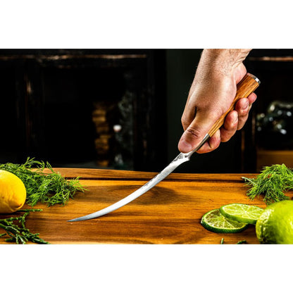 Forged - Olive - Vis Fileermes 18cm