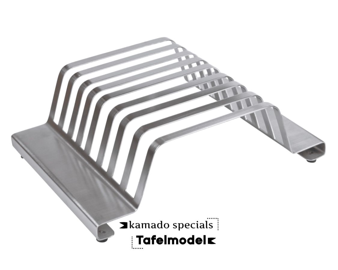 Kamado Specials - RVS Roosterrek Tafelmodel voor pizzasteen 38cm