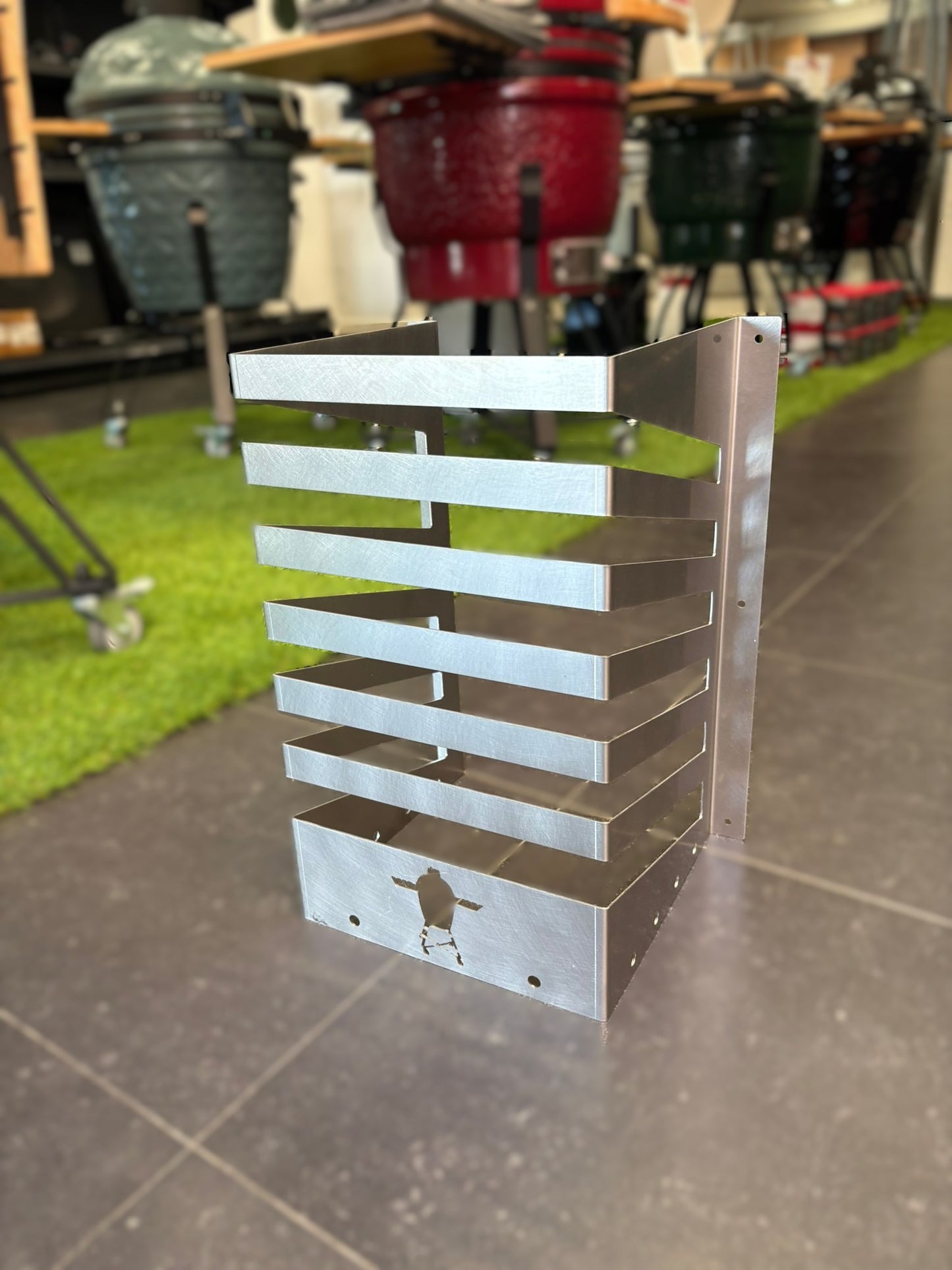 Kamado Specials - RVS Roosterrek voor 6 roosters